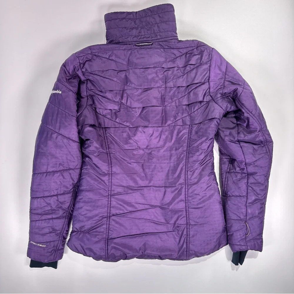 Columbia Womens Omni Heat Ski Jacket Purple XS - Picture 3 of 13